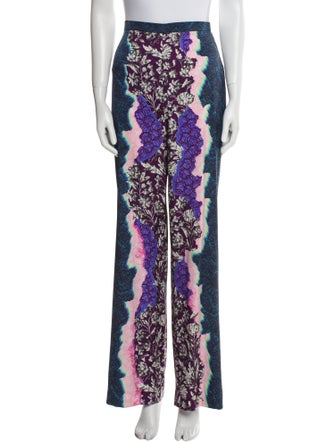 Peter Pilotto Silk Wide Leg Pants