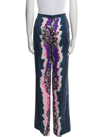 Peter Pilotto Silk Wide Leg Pants