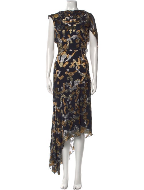Peter Pilotto Silk Long Dress
