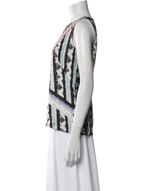 Peter Pilotto Silk Printed Top