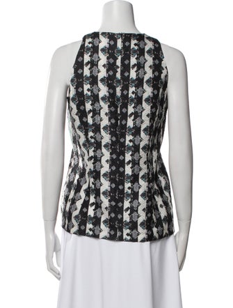 Peter Pilotto Silk Printed Top