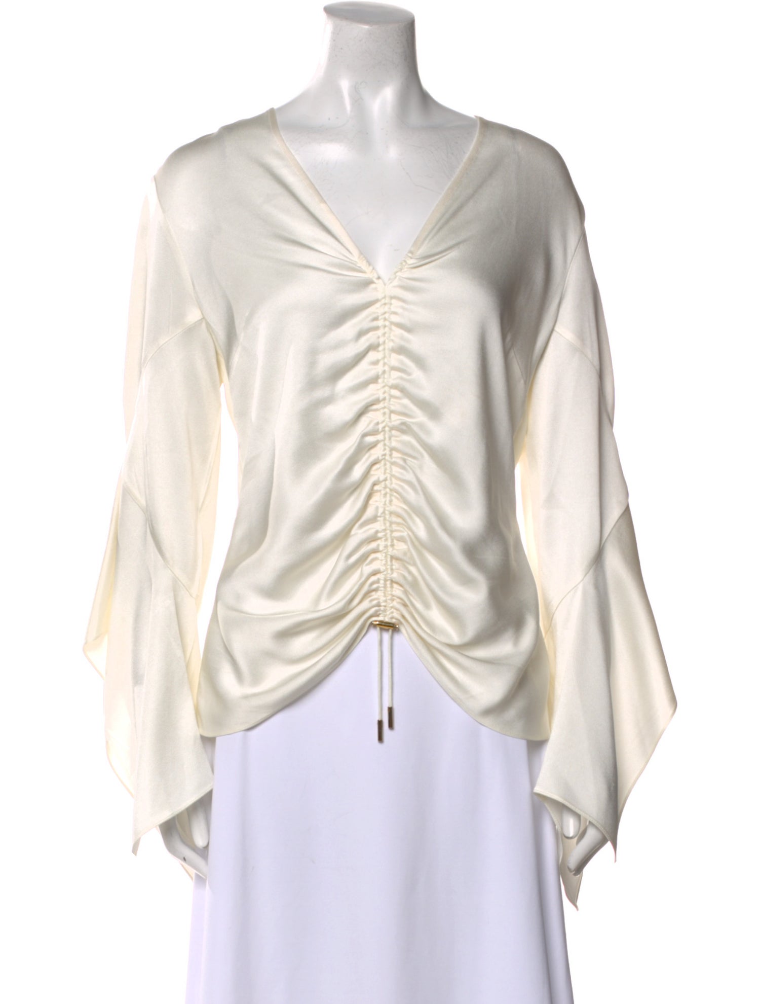 Peter Pilotto V-Neck Long Sleeve Blouse