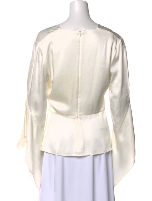 Peter Pilotto V-Neck Long Sleeve Blouse