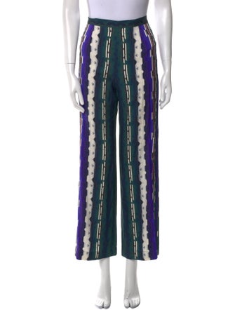 Peter Pilotto Silk Wide Leg Pants