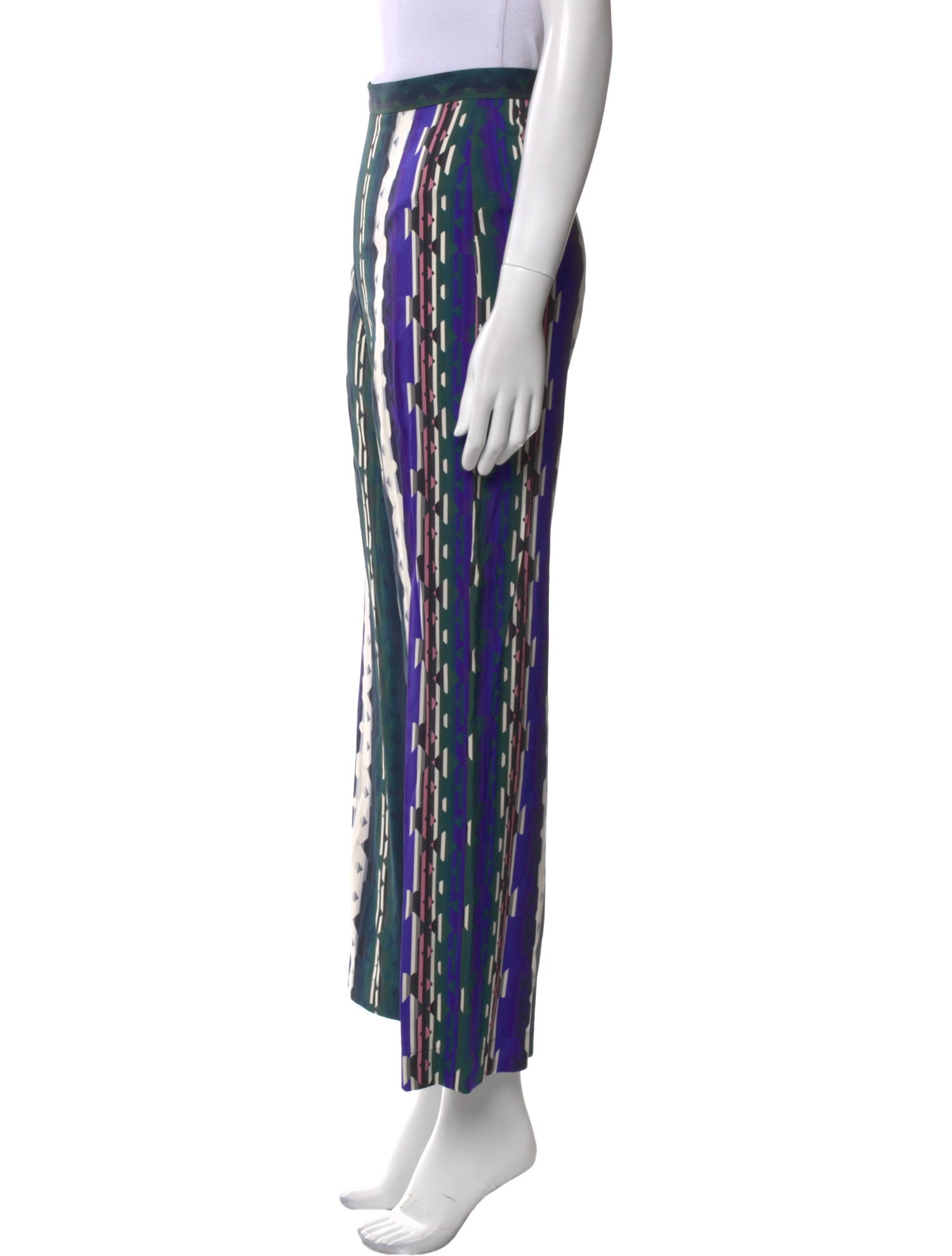 Peter Pilotto Silk Wide Leg Pants