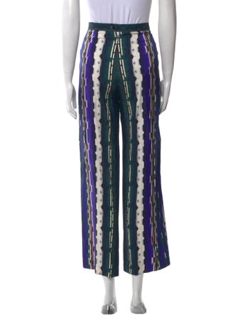 Peter Pilotto Silk Wide Leg Pants