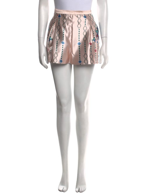 Peter Pilotto Silk Mini Shorts