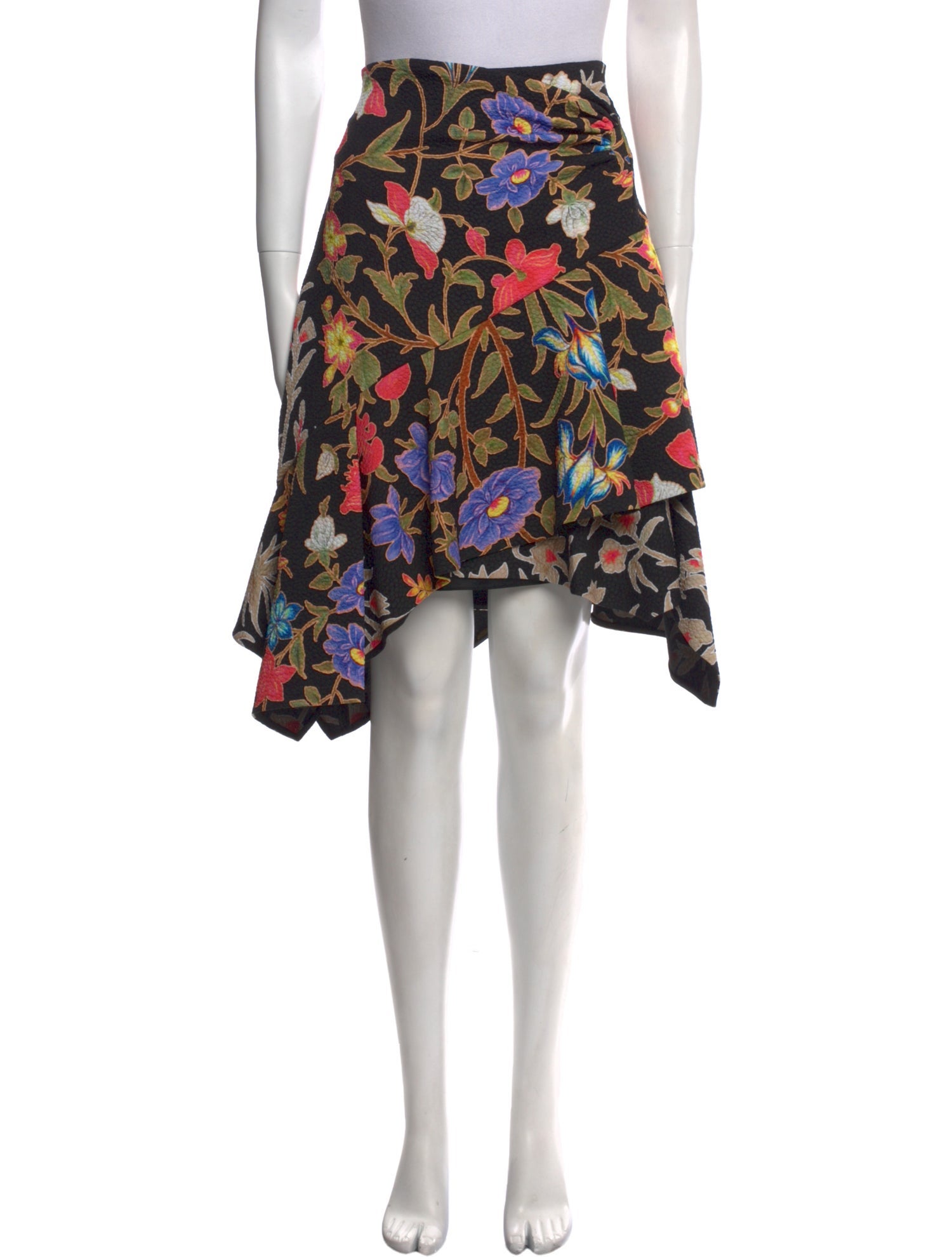 Peter Pilotto Floral Print Knee-Length Skirt