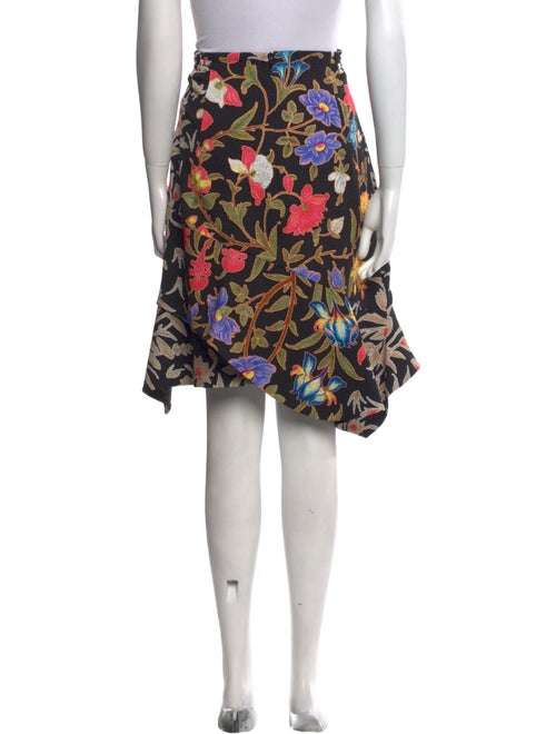 Peter Pilotto Floral Print Knee-Length Skirt