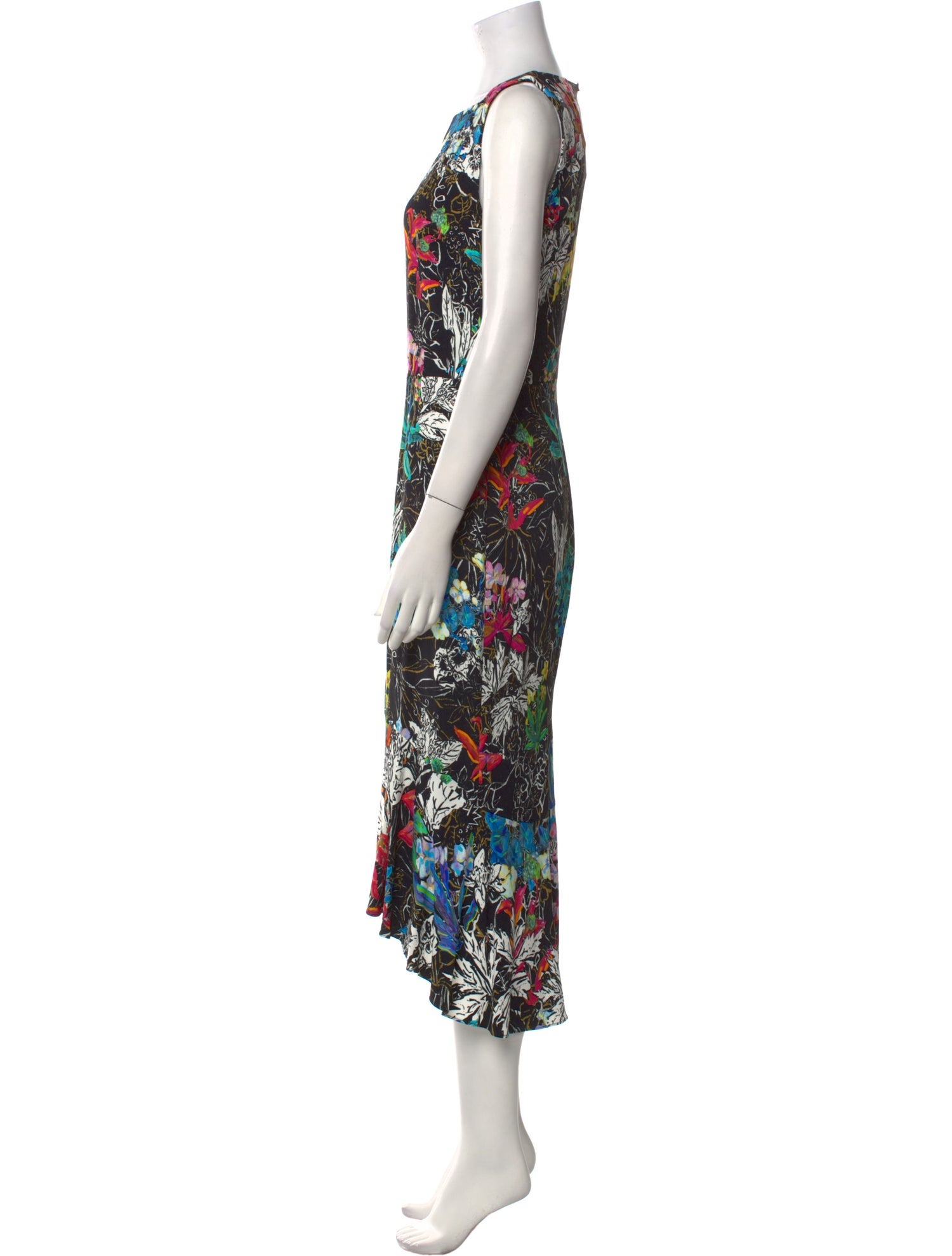 Peter Pilotto Floral Print Long Dress w/ Tags