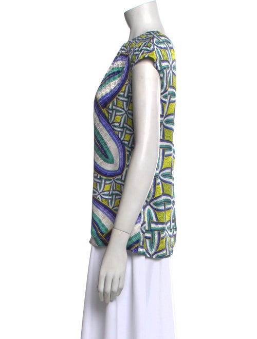 Peter Pilotto Silk Printed T-Shirt