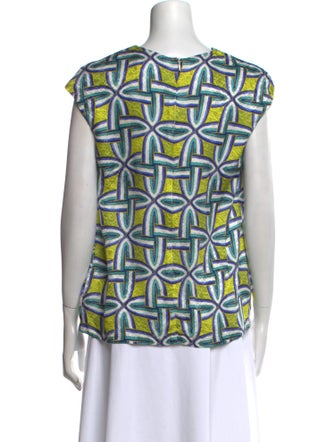 Peter Pilotto Silk Printed T-Shirt