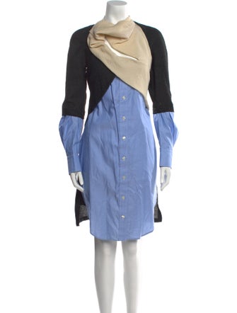 Peter Pilotto Colorblock Pattern Mini Dress