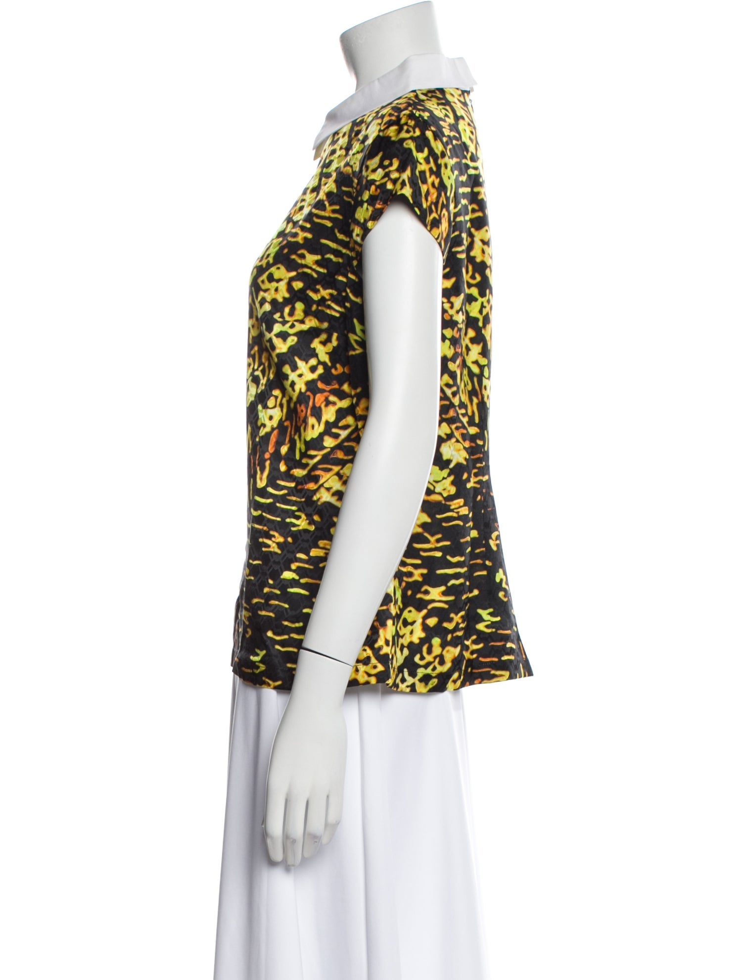 Peter Pilotto Silk Printed Top