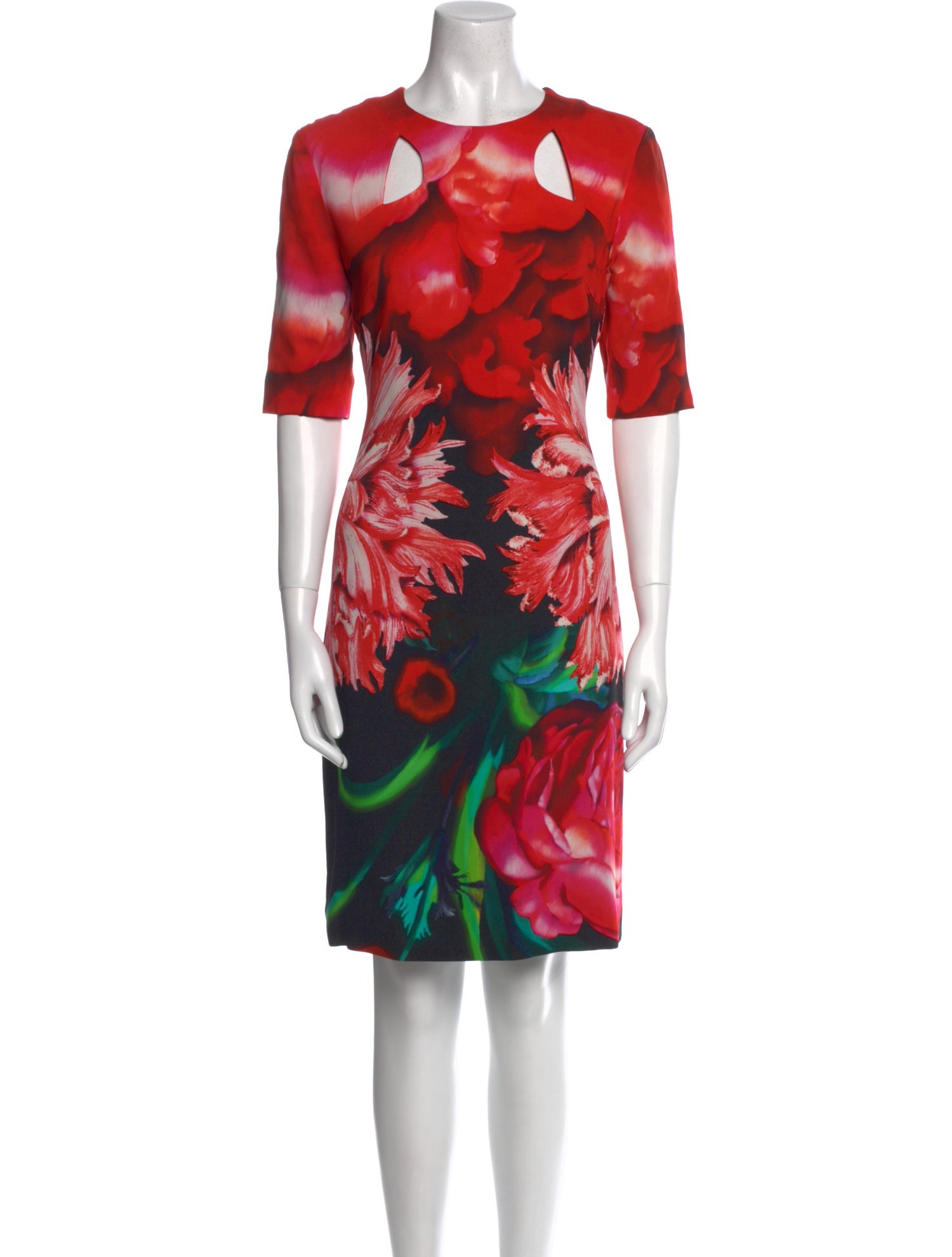 Peter Pilotto Printed Knee-Length Dress