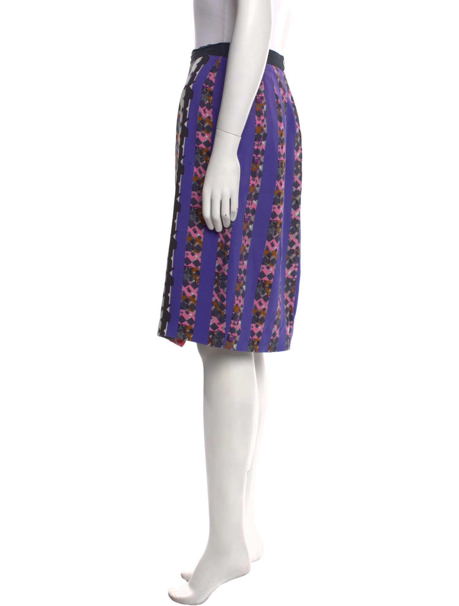 Peter Pilotto Printed Knee-Length Skirt