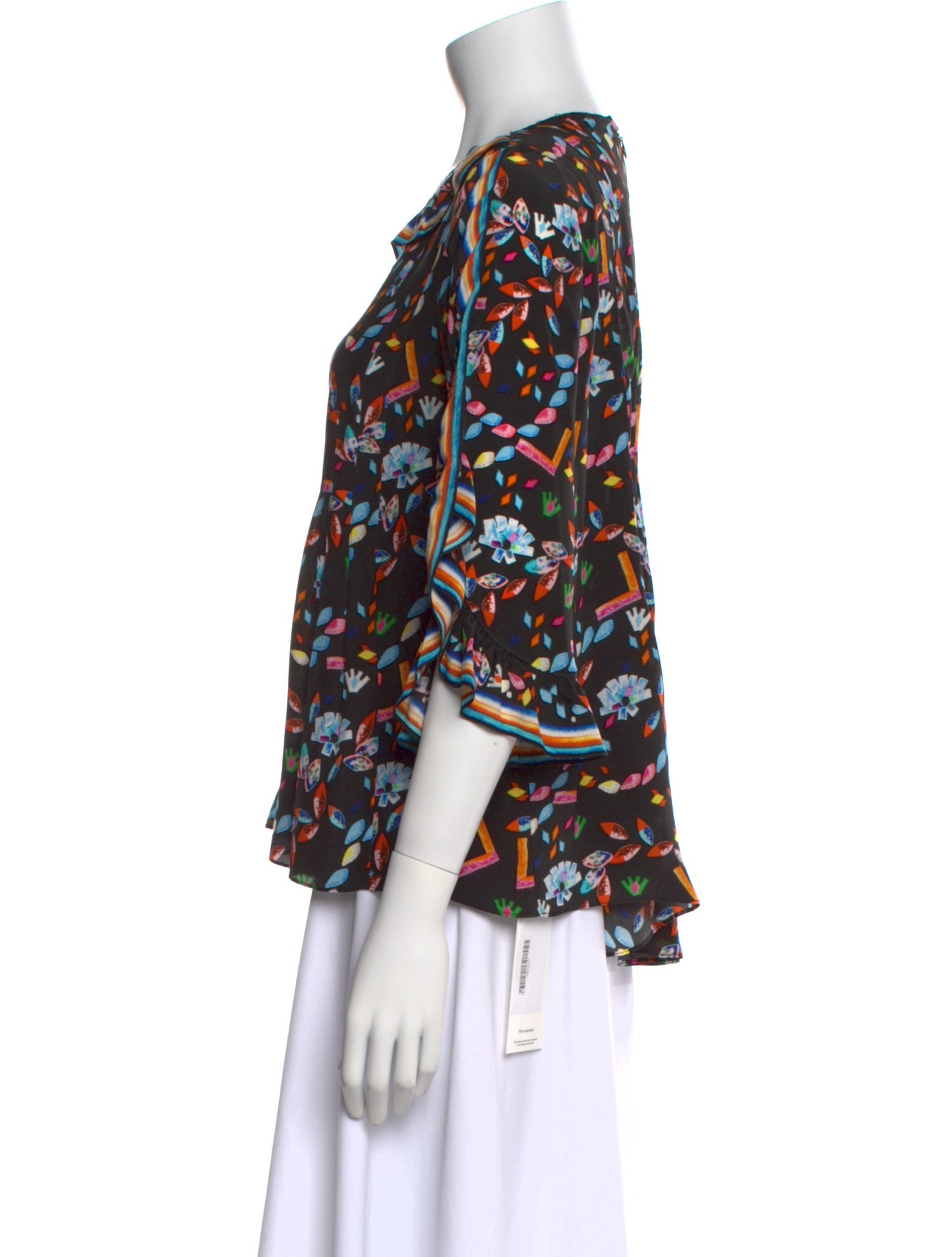 Peter Pilotto Silk Printed Blouse