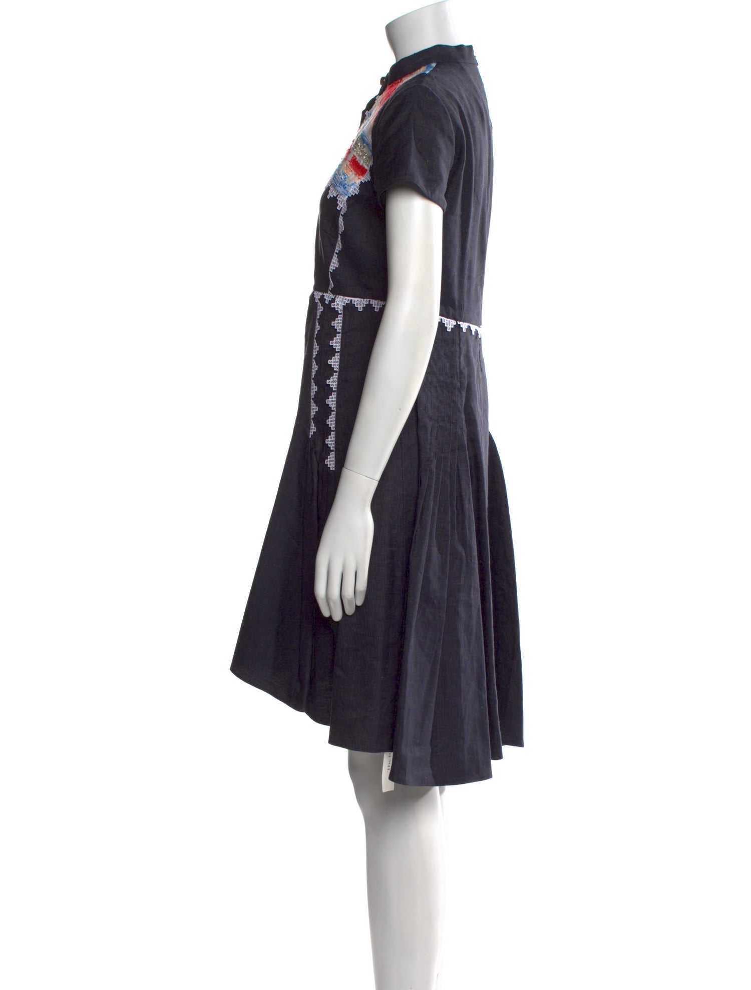 Peter Pilotto Mock Neck Mini Dress