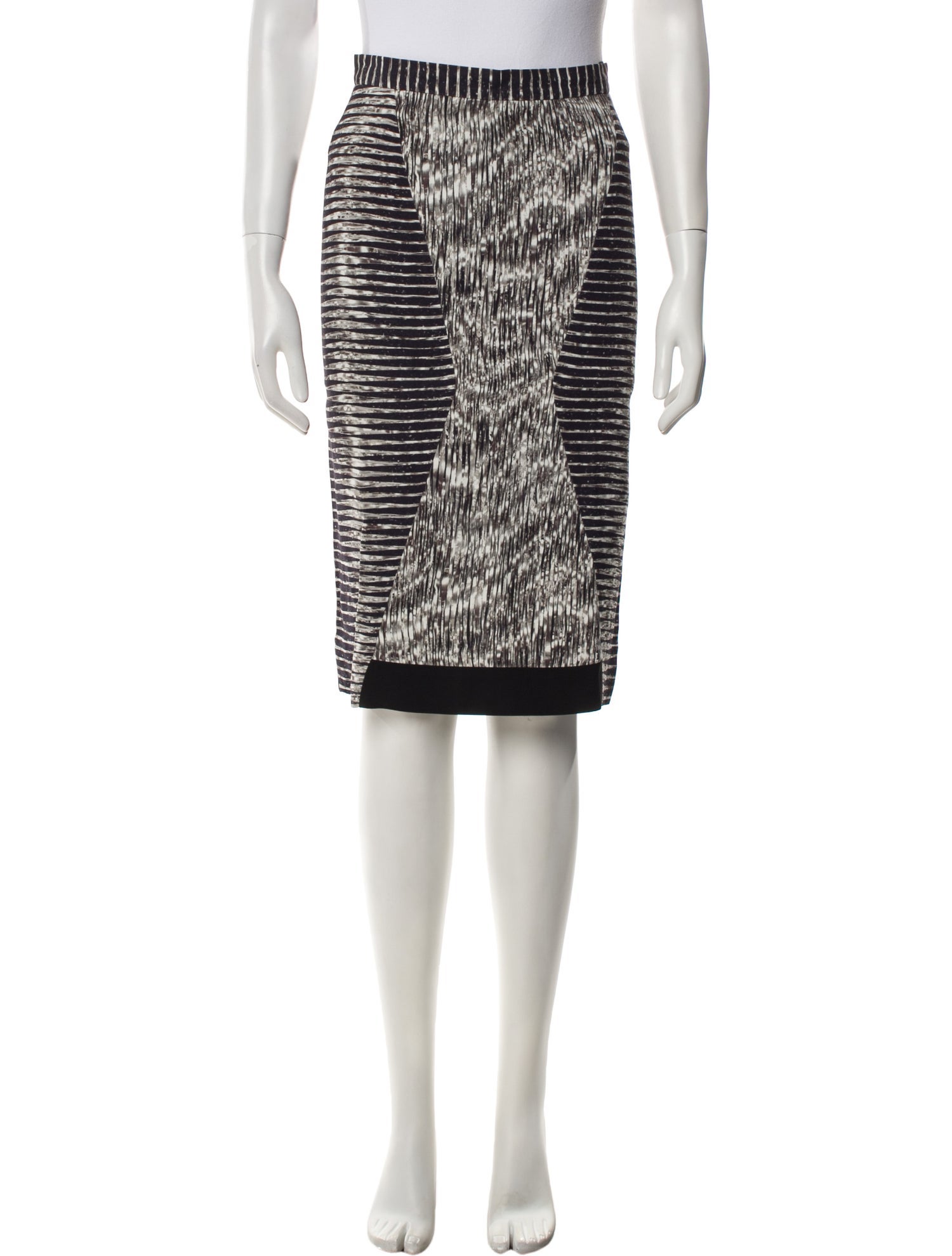 Peter Pilotto Striped Knee-Length Skirt