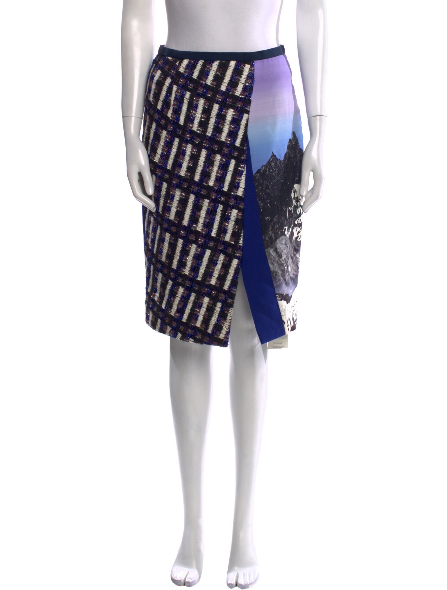 Peter Pilotto Virgin Wool Knee-Length Skirt