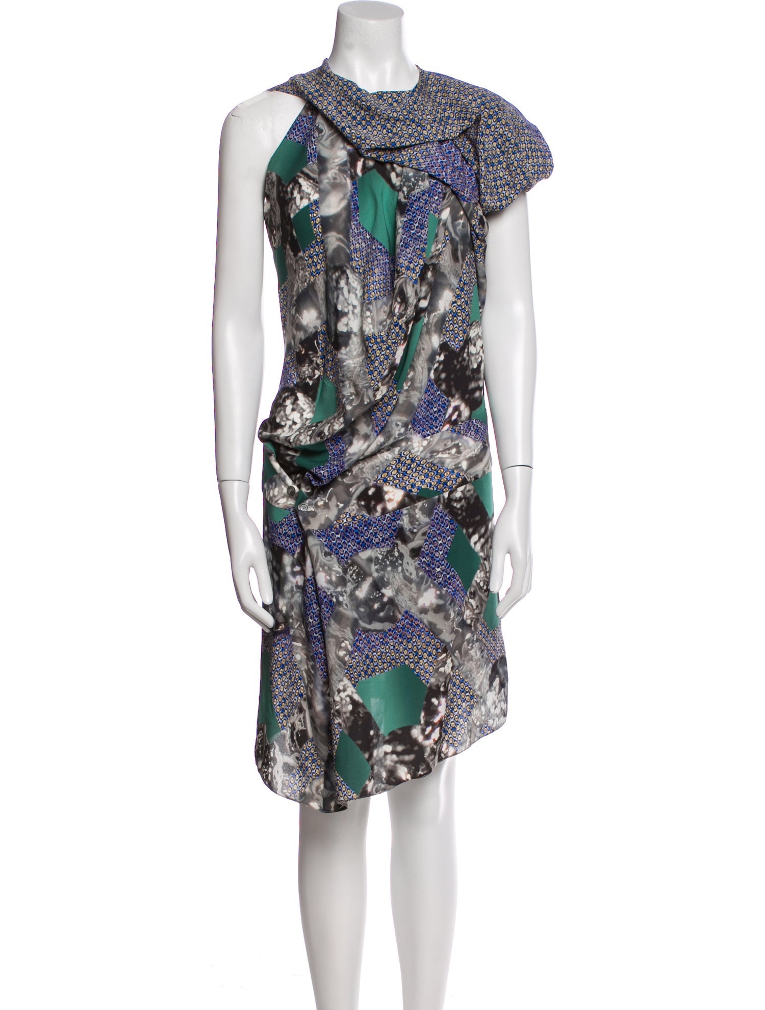 Peter Pilotto Silk Knee-Length Dress
