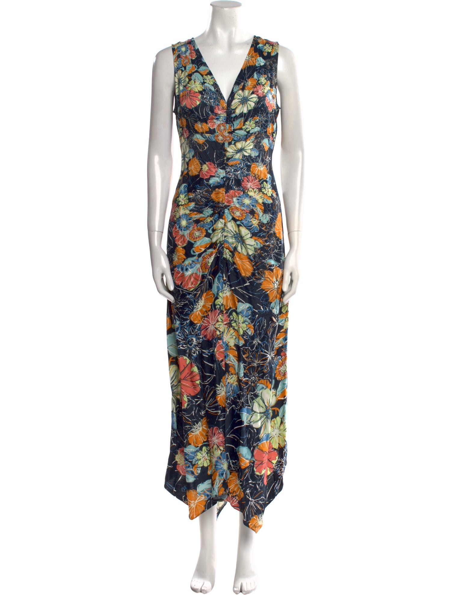 Peter Pilotto Floral Print Long Dress