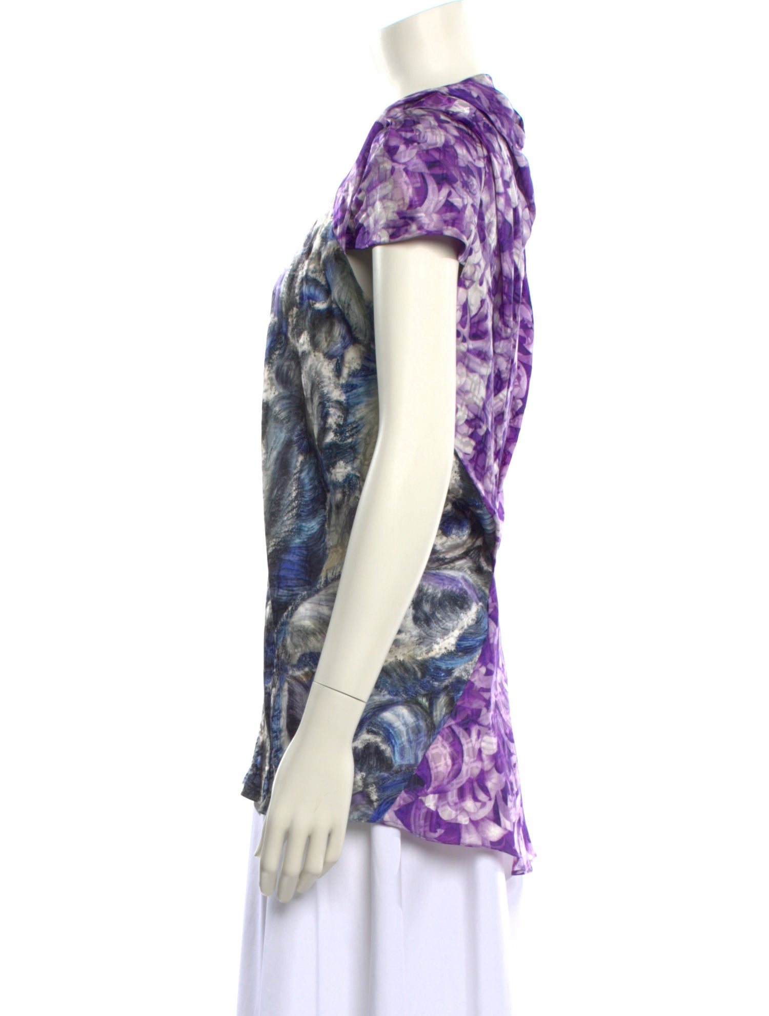 Peter Pilotto Silk Printed Blouse