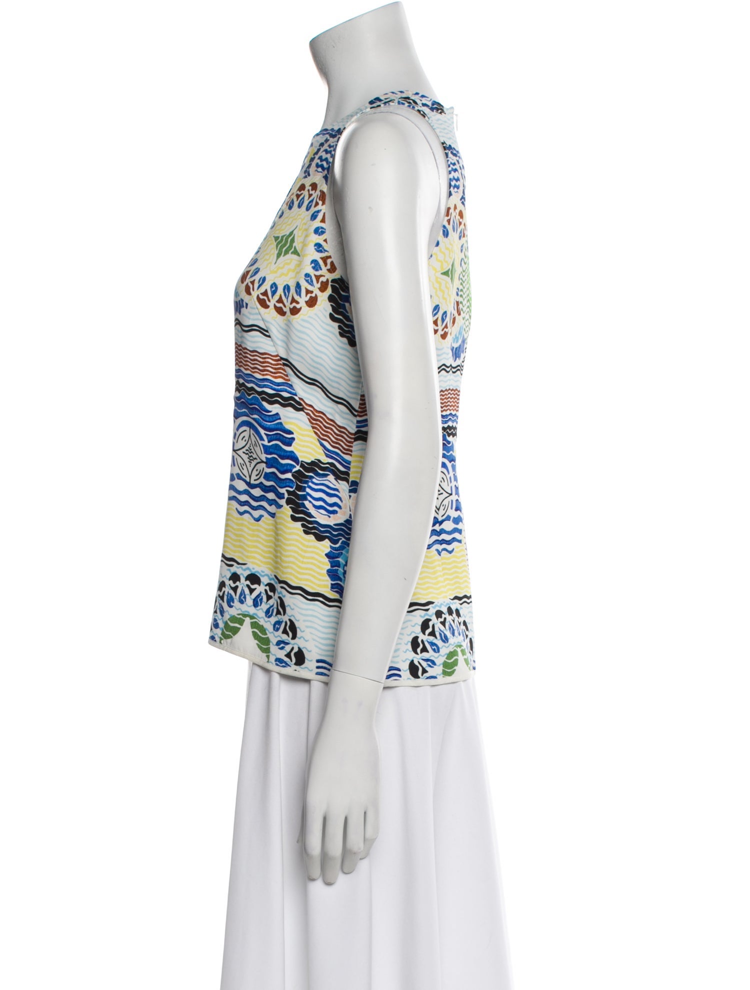 Peter Pilotto Printed Crew Neck Top