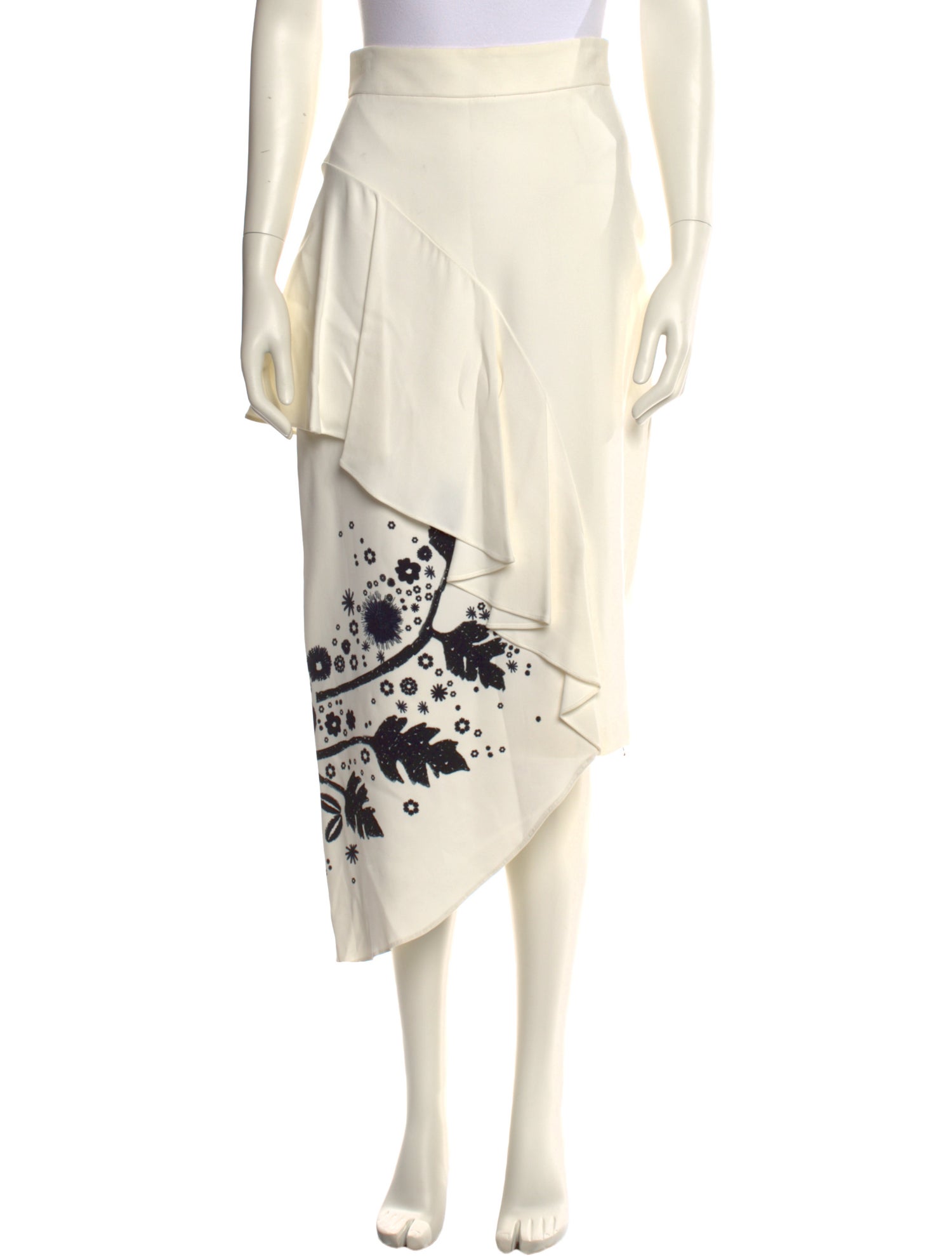 Peter Pilotto Graphic Print Midi Length Skirt