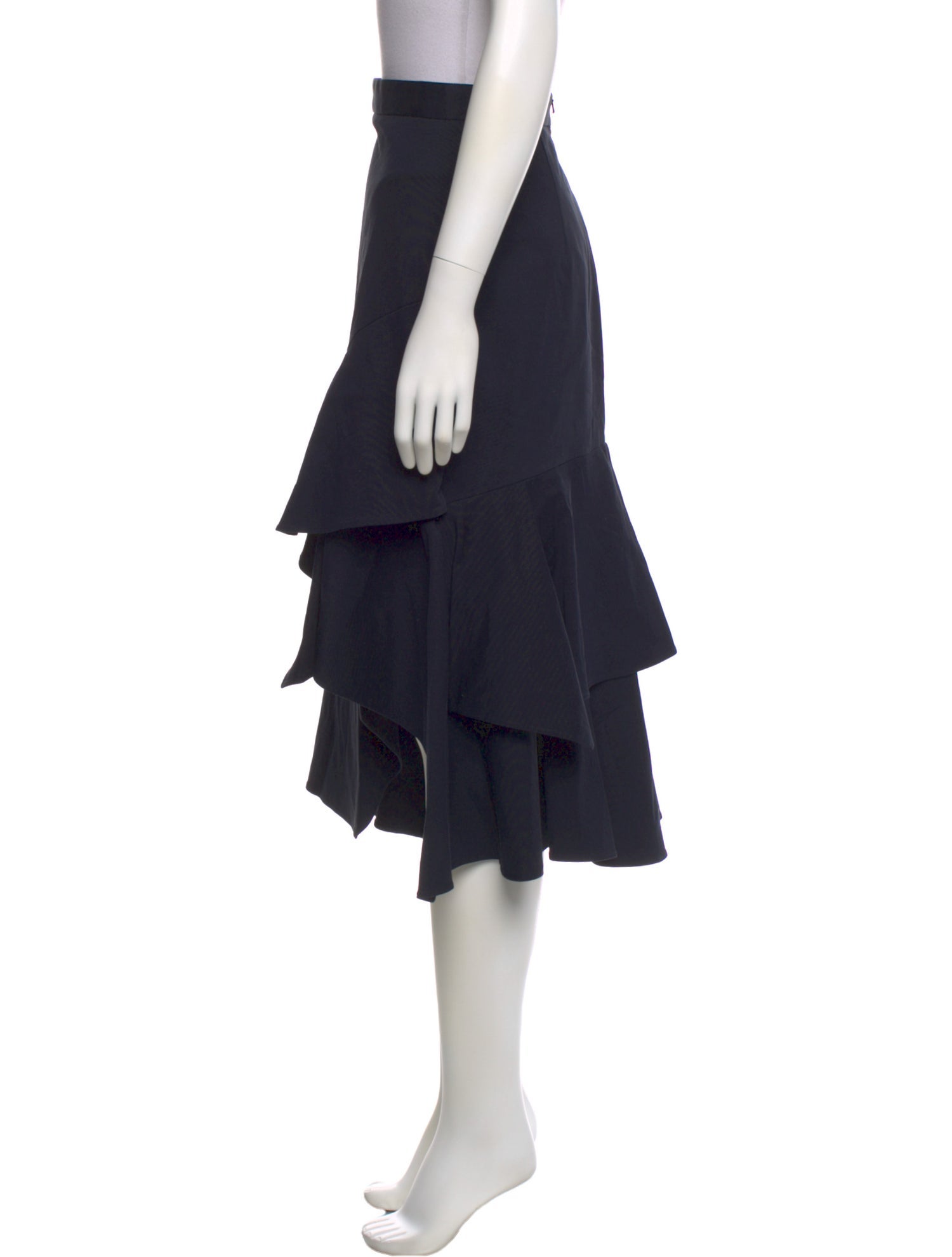 Peter Pilotto Ruffle Embellishment Midi Length Skirt