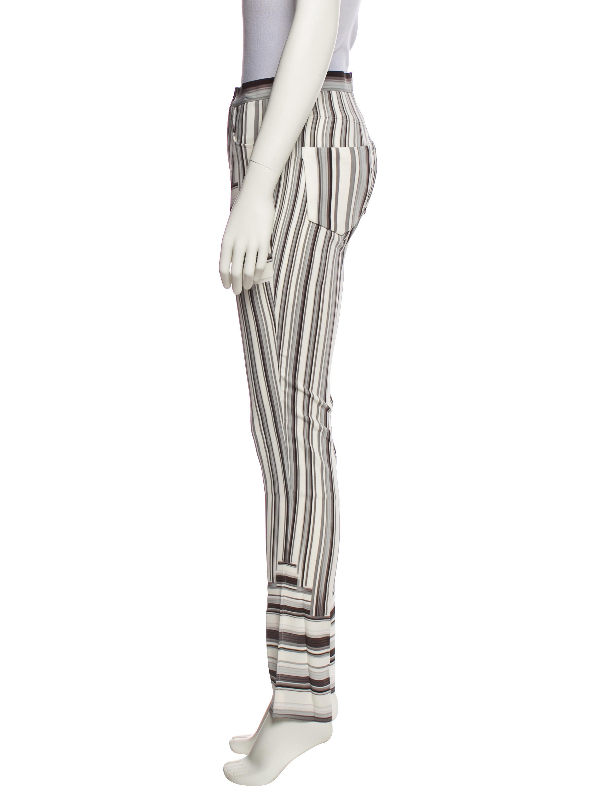 Peter Pilotto Striped Skinny Leg Pants w/ Tags