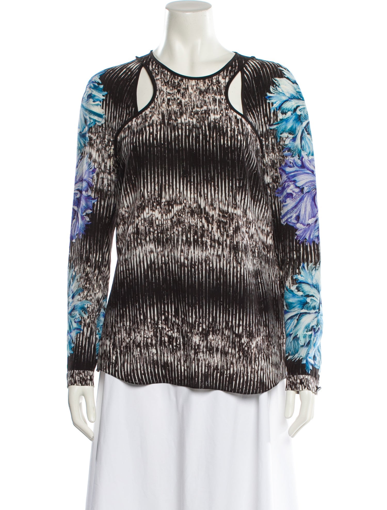 Peter Pilotto Silk Printed Blouse