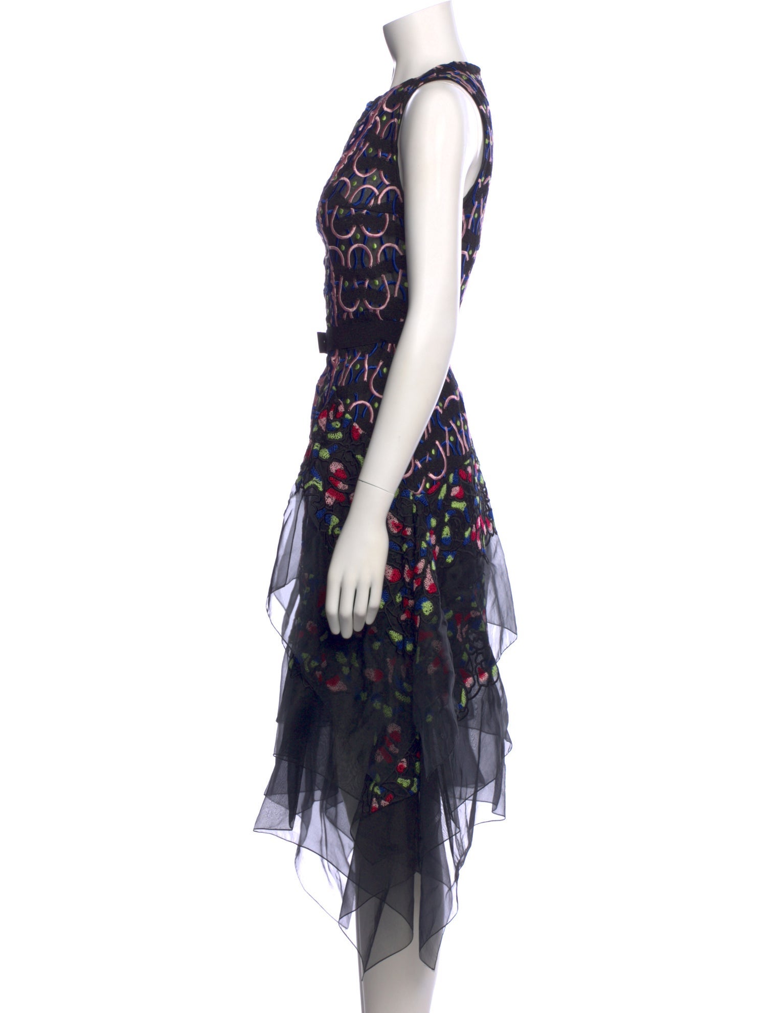 Peter Pilotto Silk Long Dress