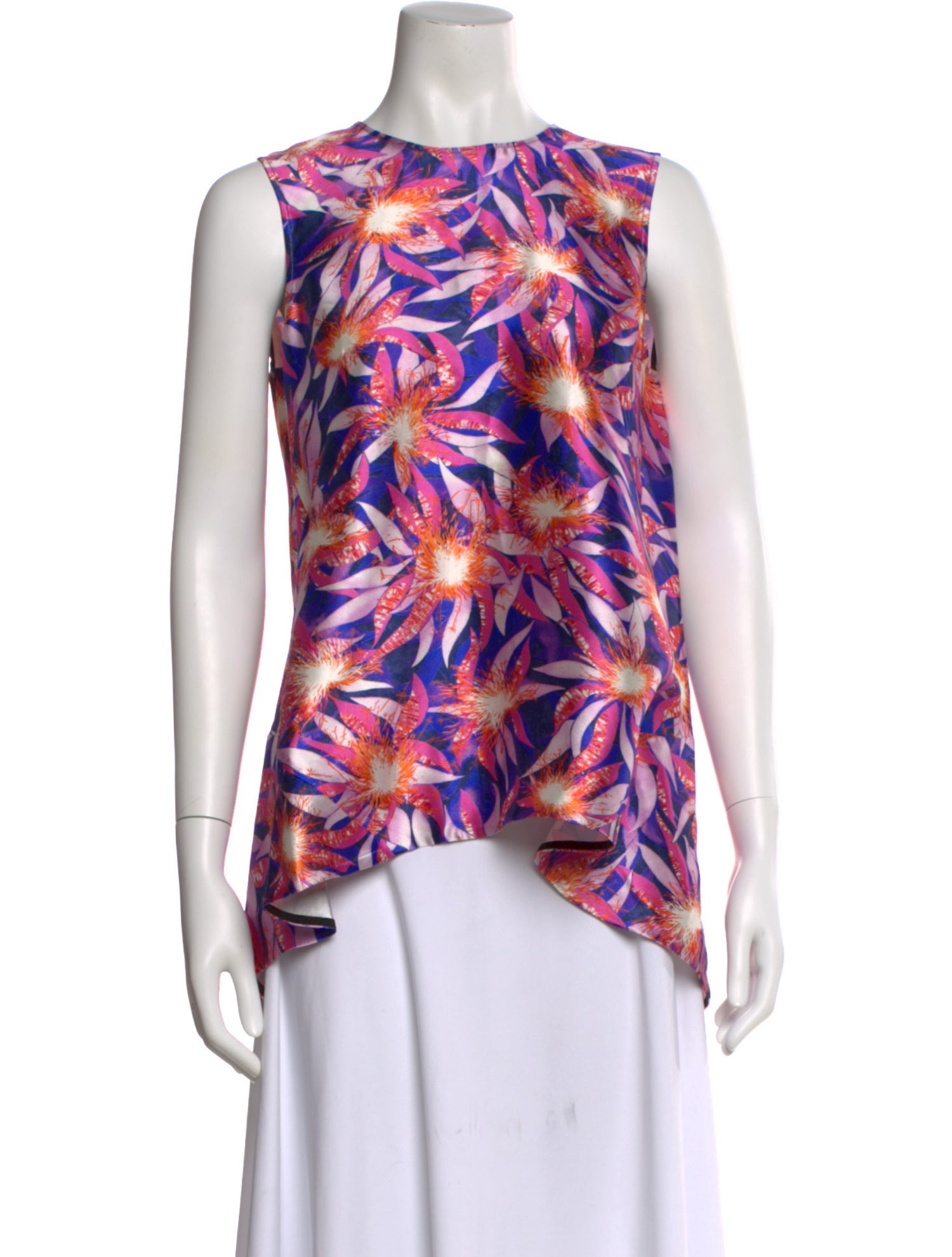 Peter Pilotto Silk Floral Print Blouse