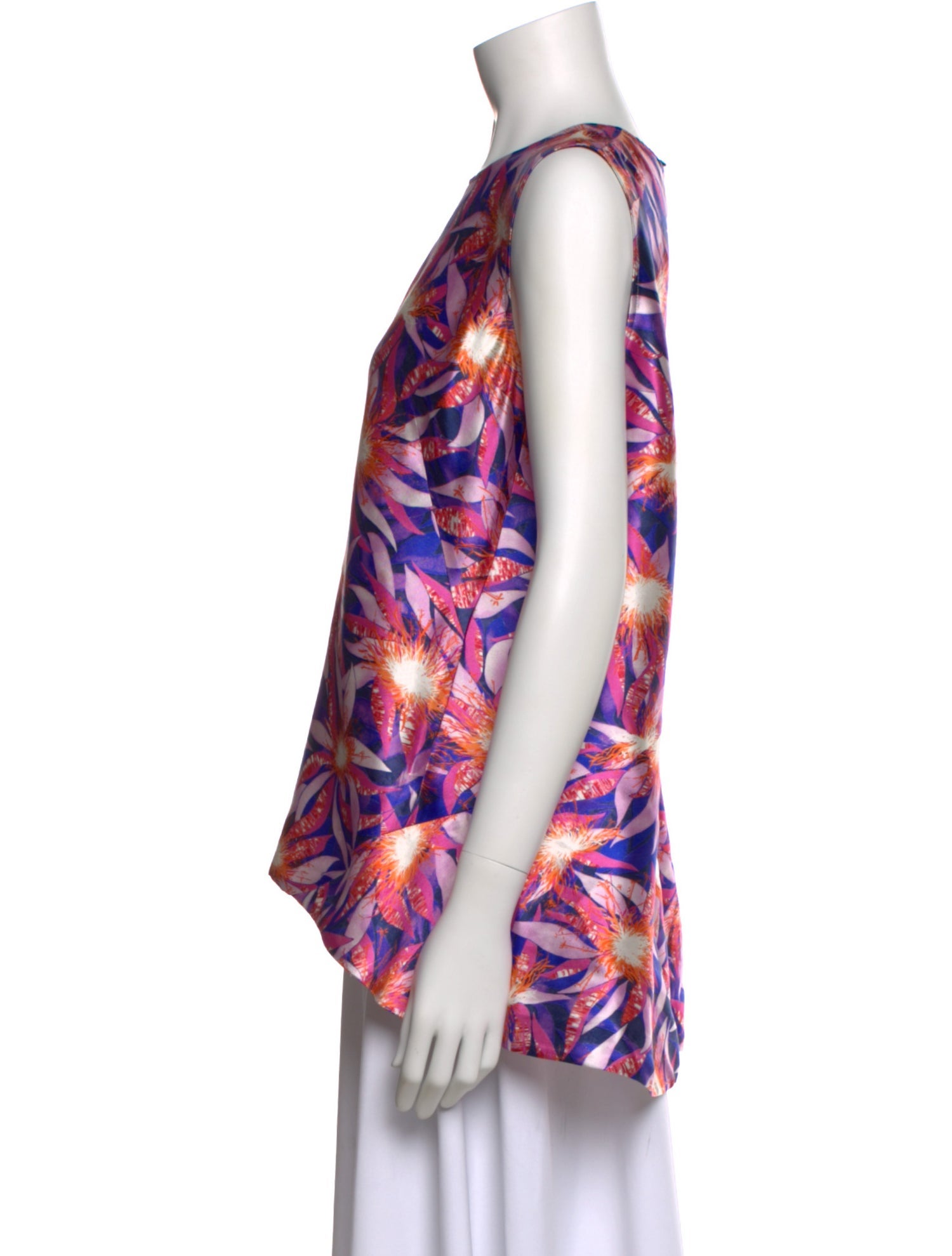 Peter Pilotto Silk Floral Print Blouse