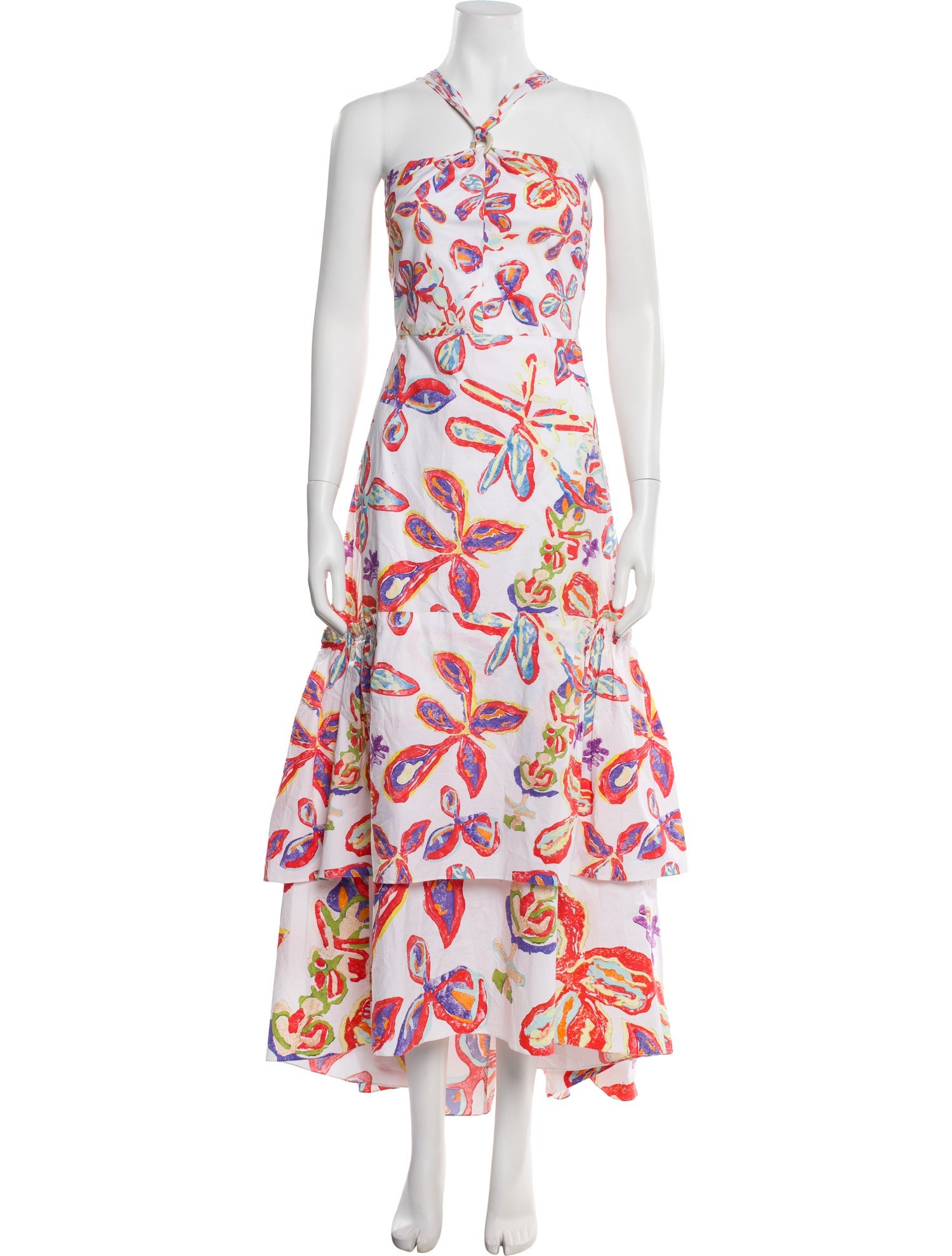 Peter Pilotto Halterneck Long Dress