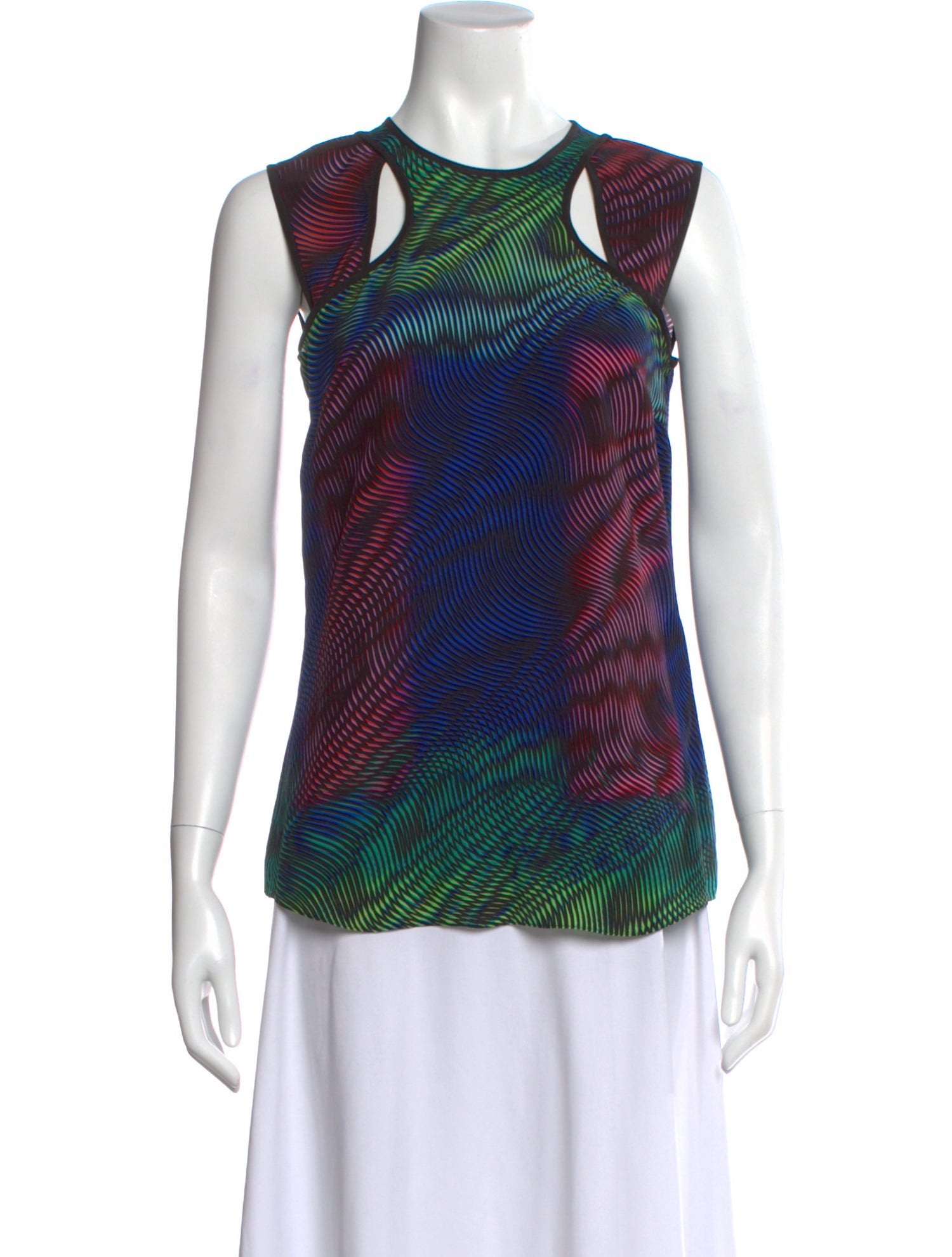 Peter Pilotto Silk Patterned Top