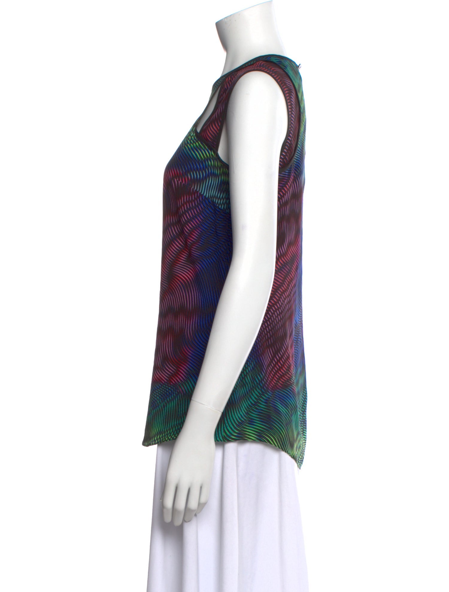 Peter Pilotto Silk Patterned Top