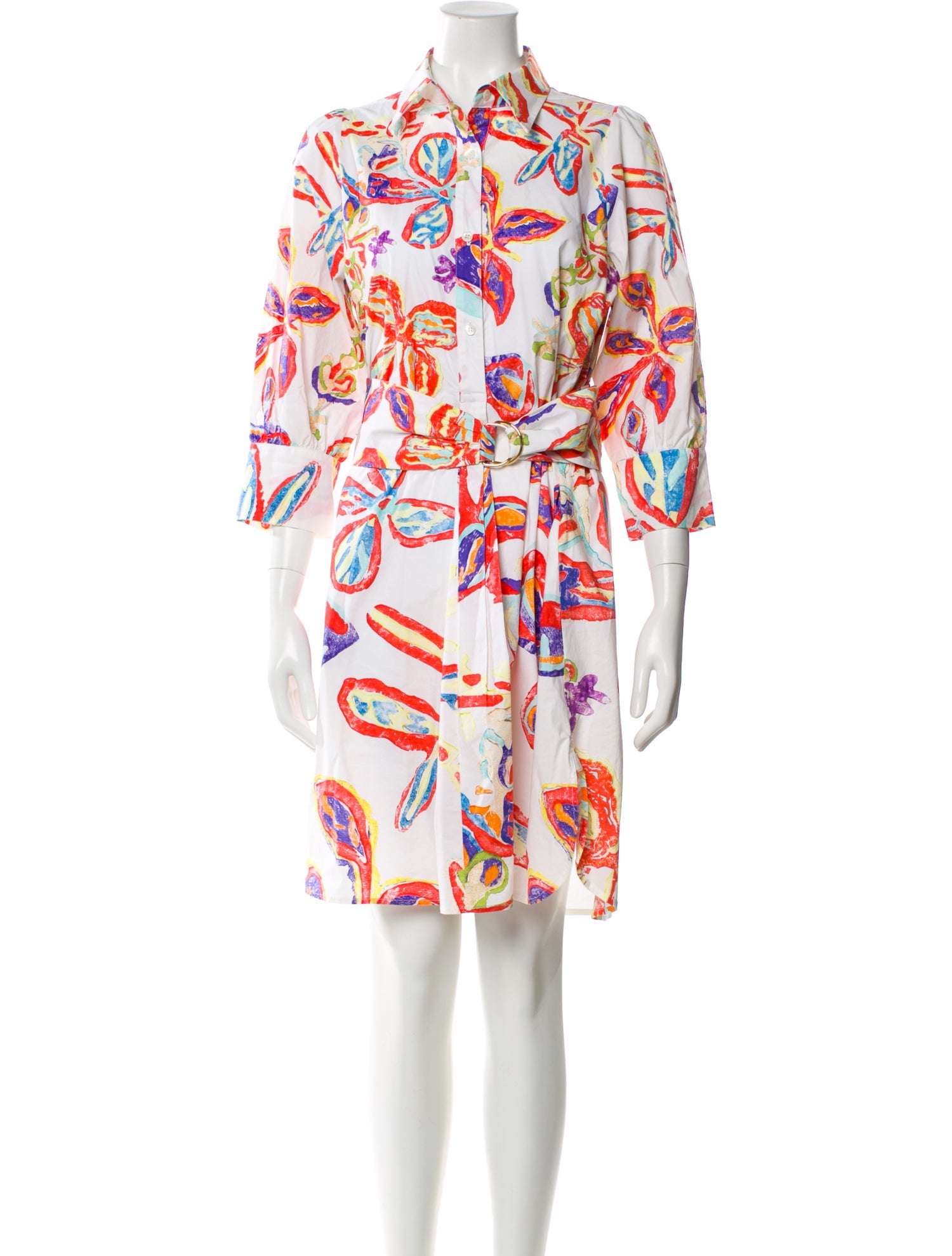 Peter Pilotto Printed Knee-Length Dress