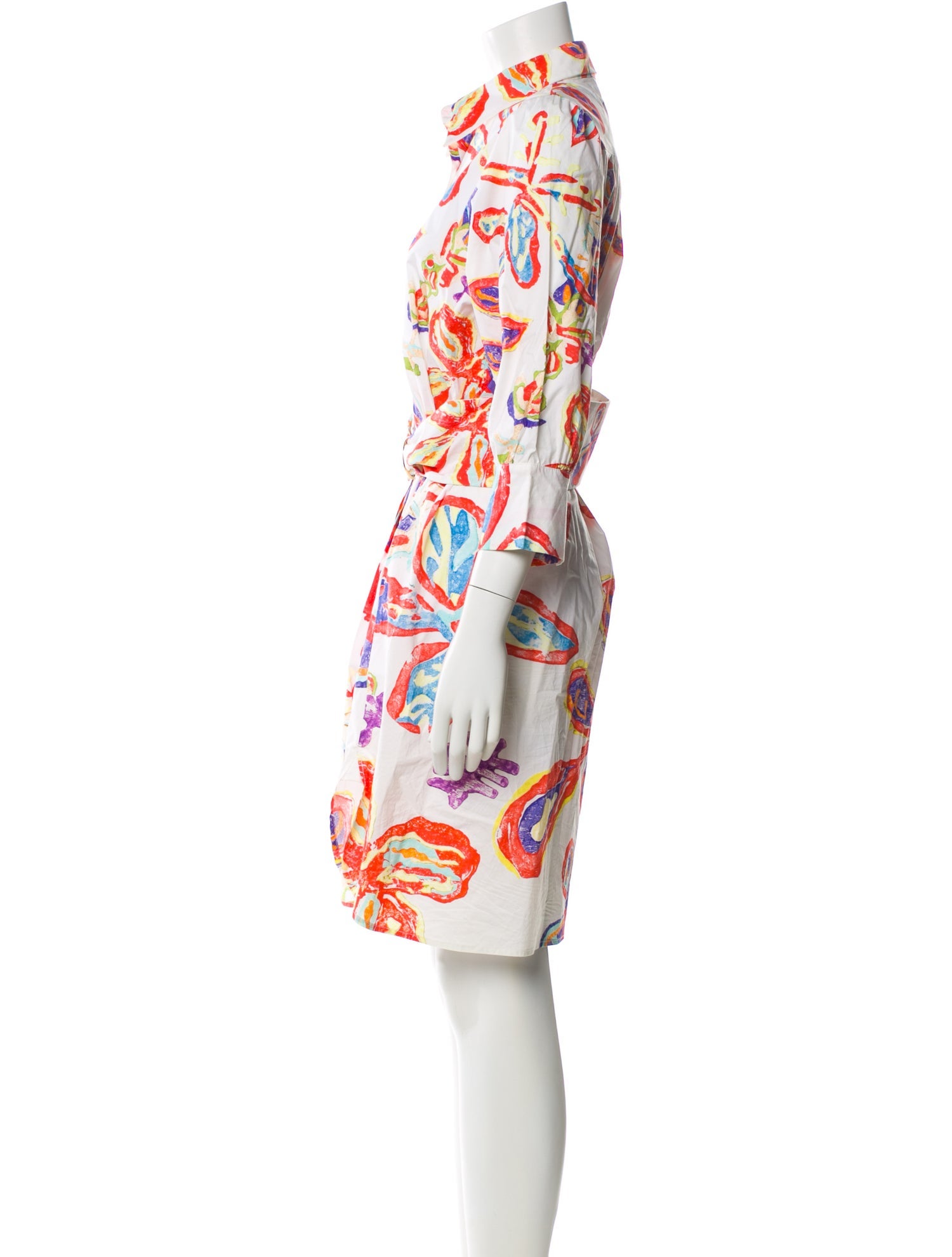 Peter Pilotto Printed Knee-Length Dress