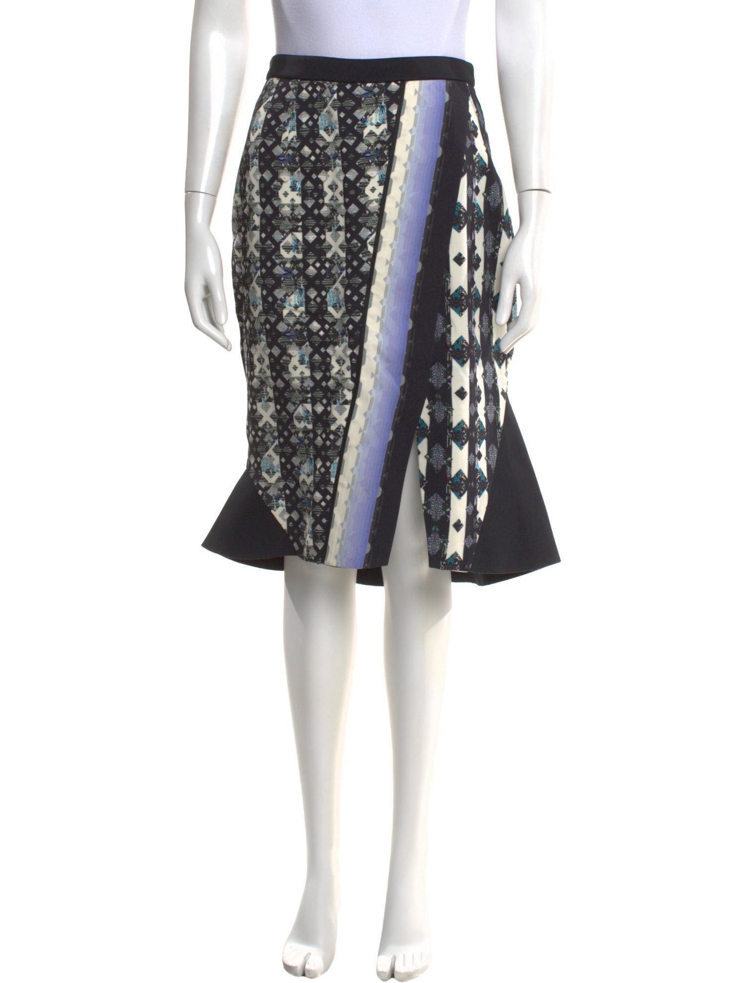 Peter Pilotto Printed Knee-Length Skirt