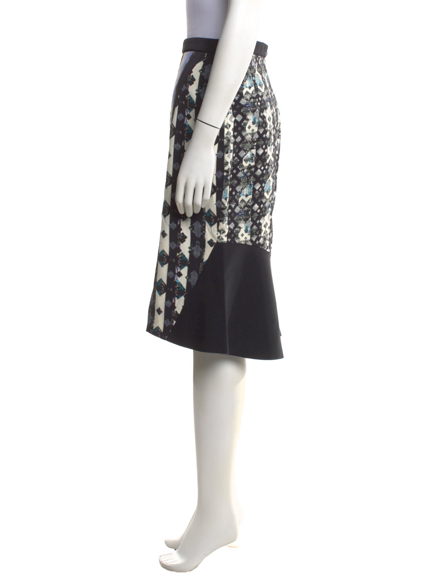 Peter Pilotto Printed Knee-Length Skirt