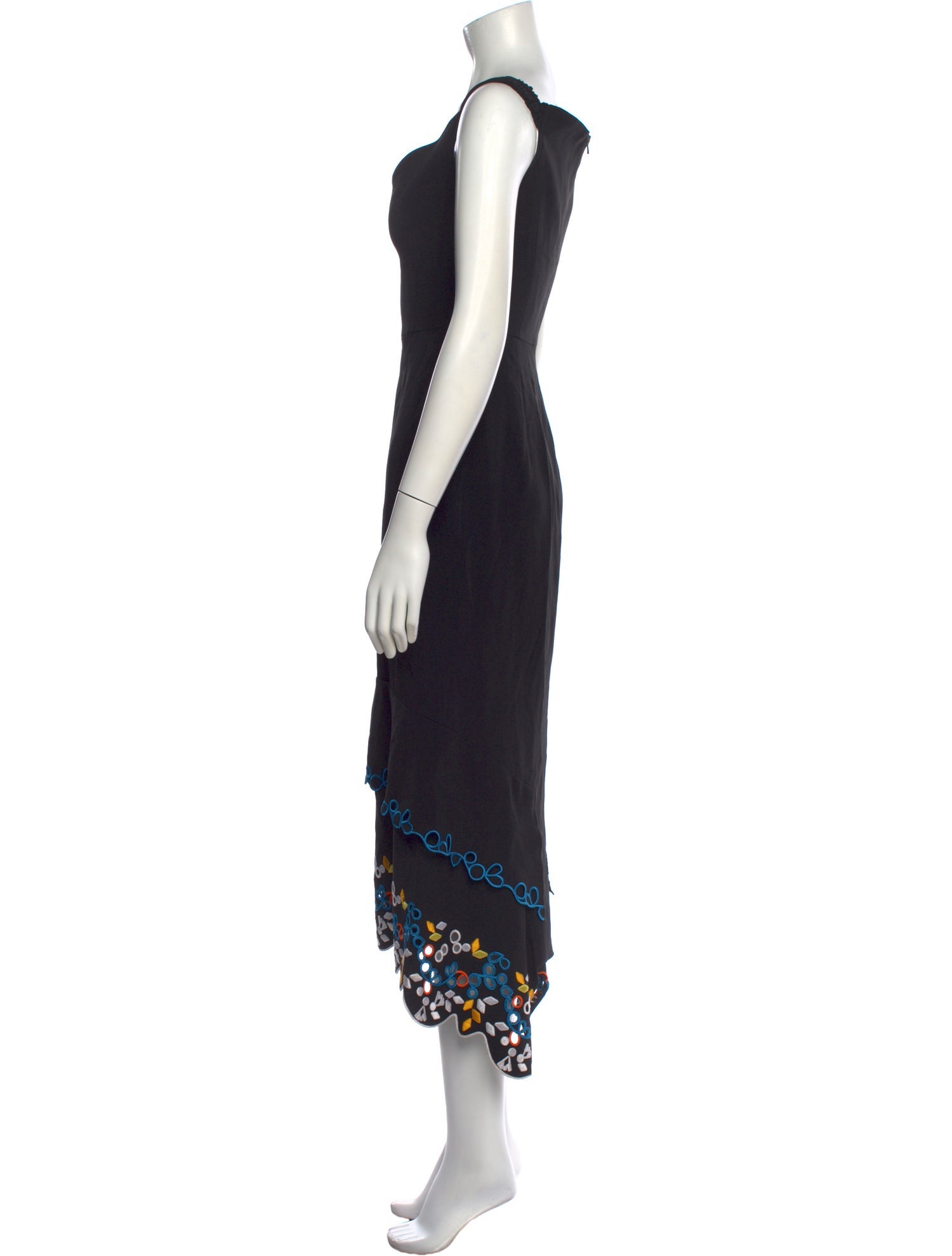 Peter Pilotto V-Neck Long Dress