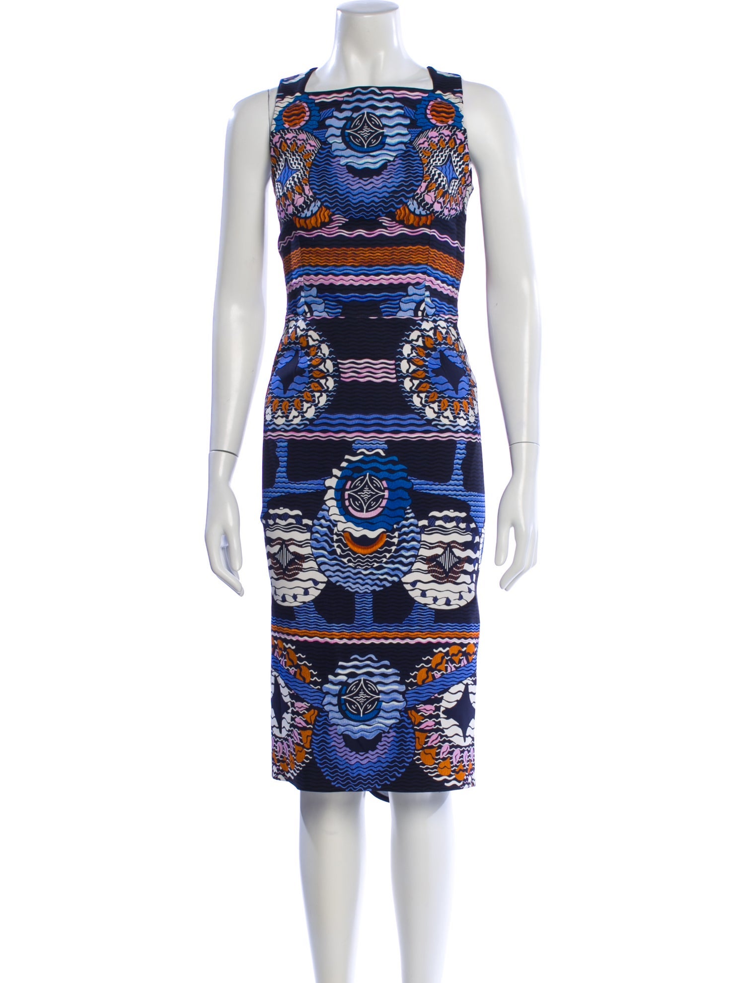 Peter Pilotto Printed Midi Length Dress