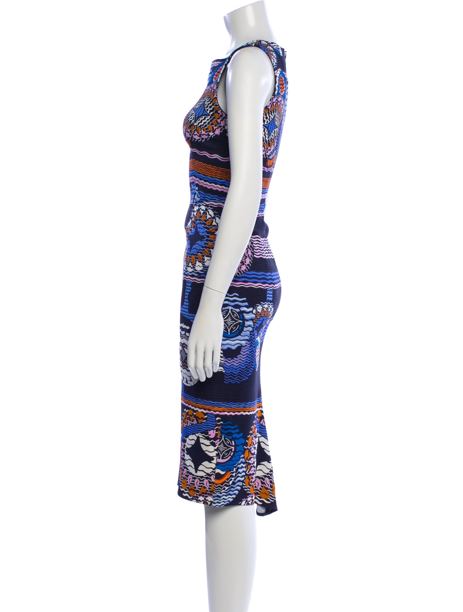 Peter Pilotto Printed Midi Length Dress