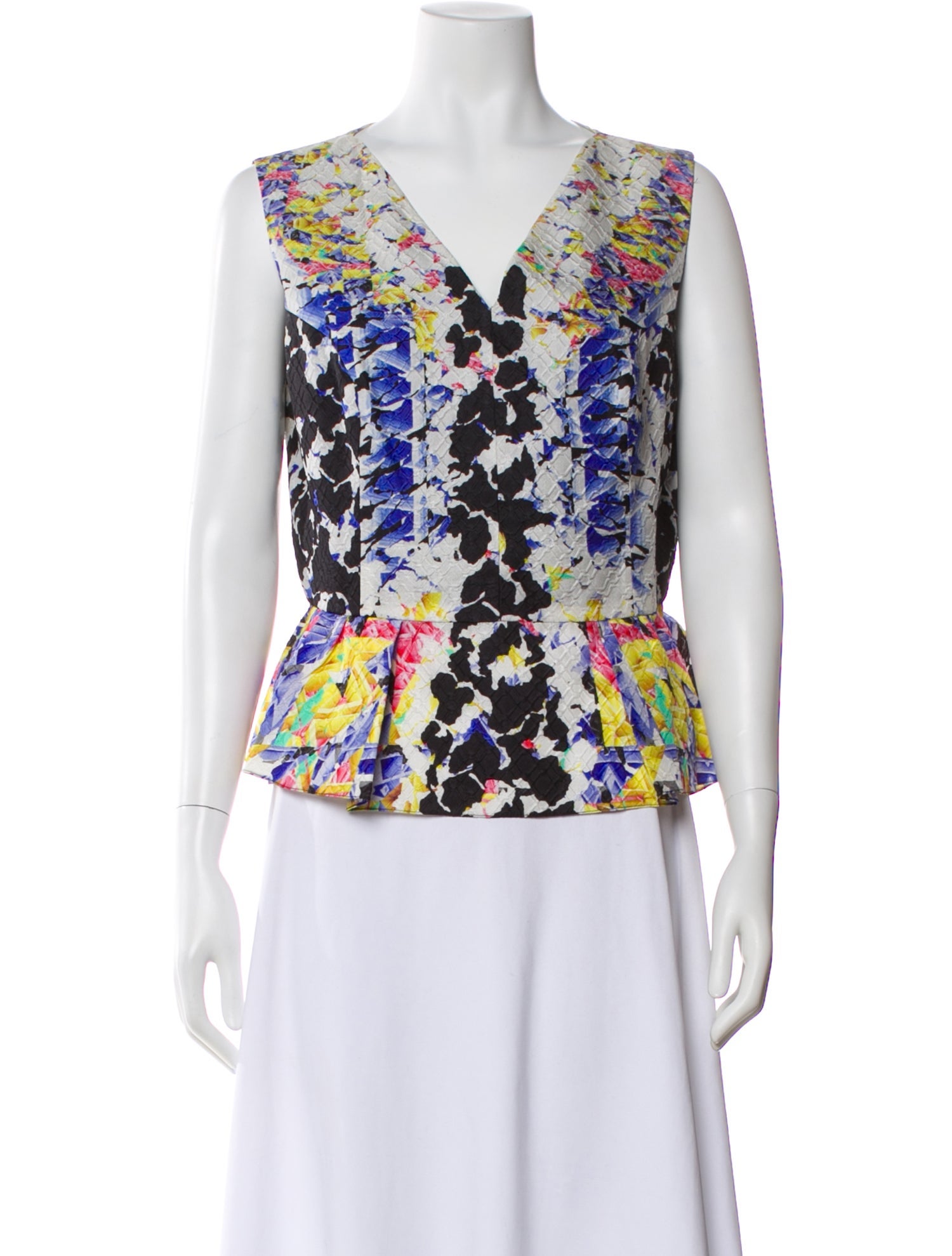 Peter Pilotto Silk Patterned Top