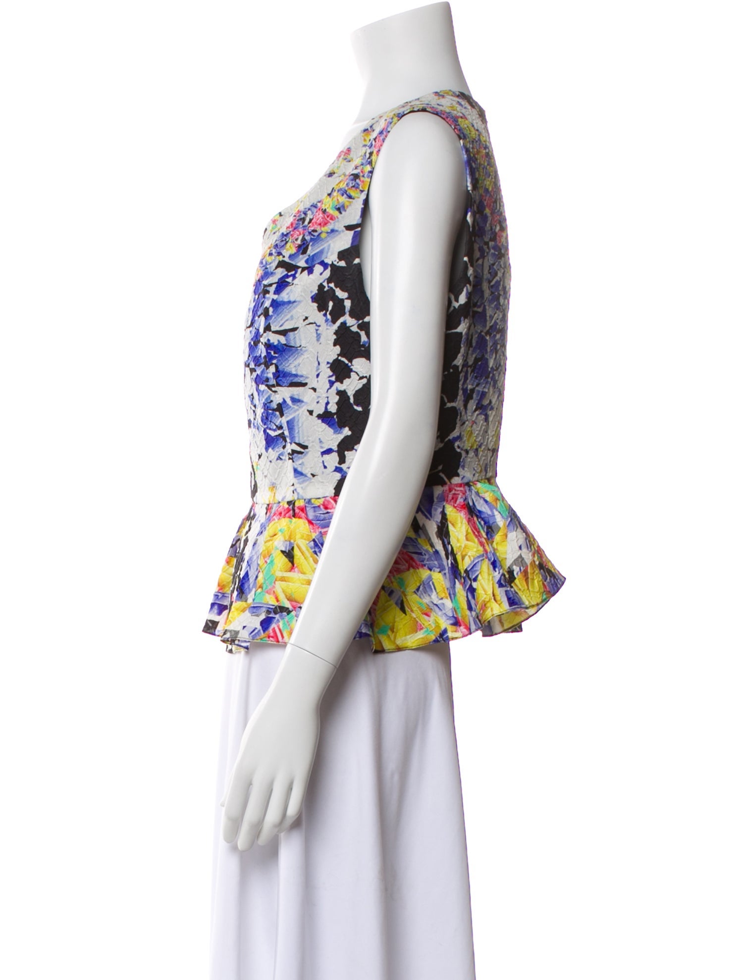 Peter Pilotto Silk Patterned Top