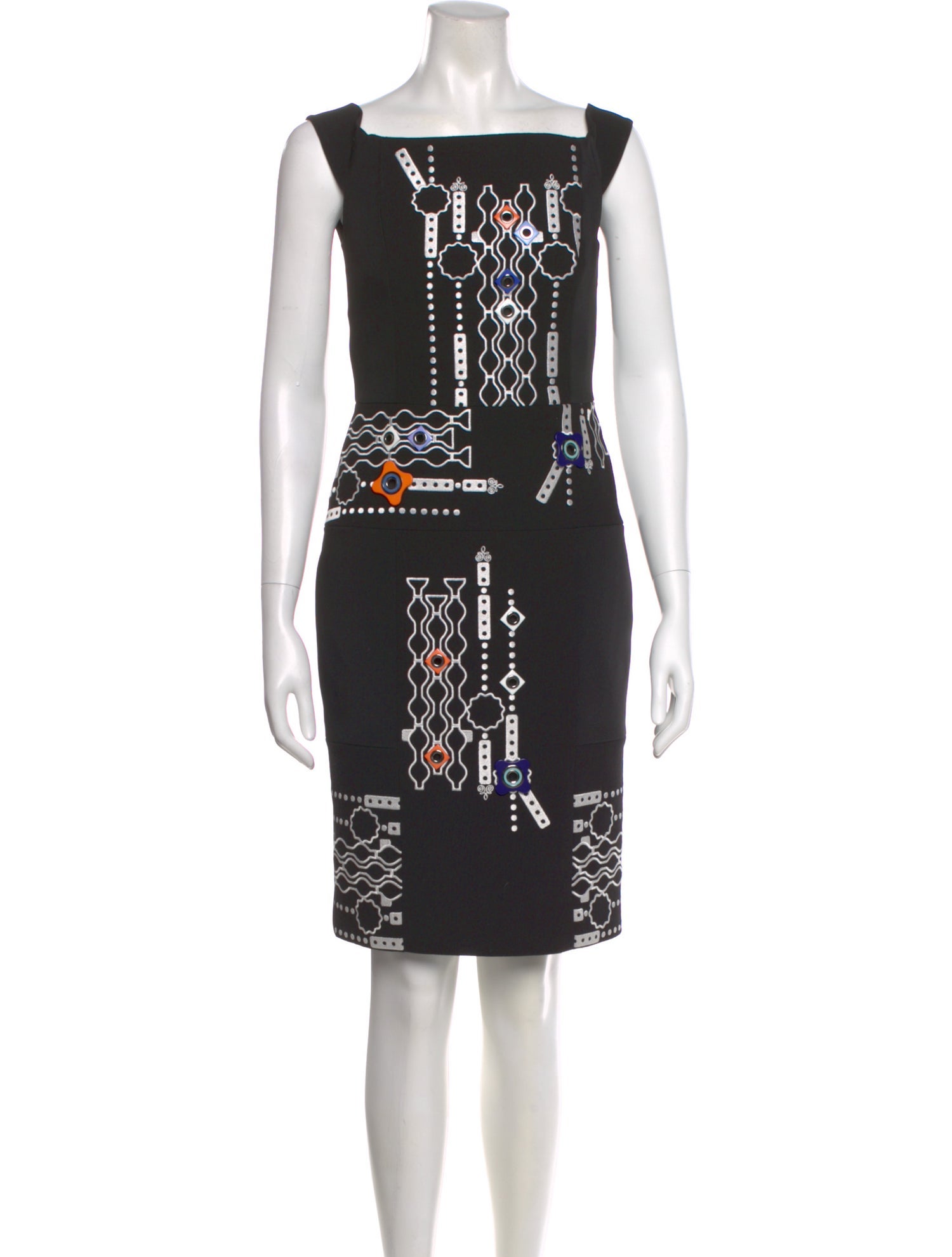 Peter Pilotto Virgin Wool Knee-Length Dress