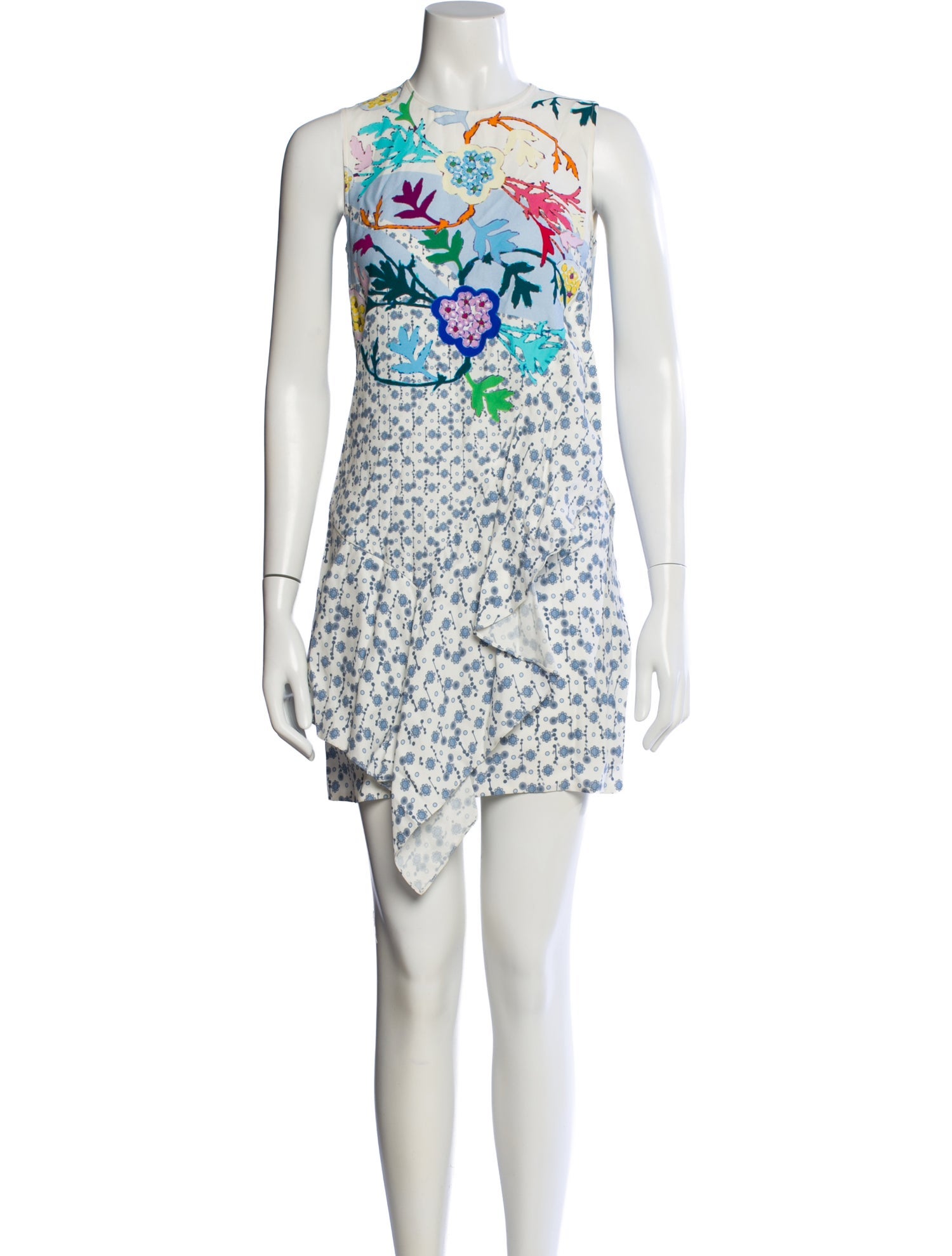 Peter Pilotto Floral Print Mini Dress