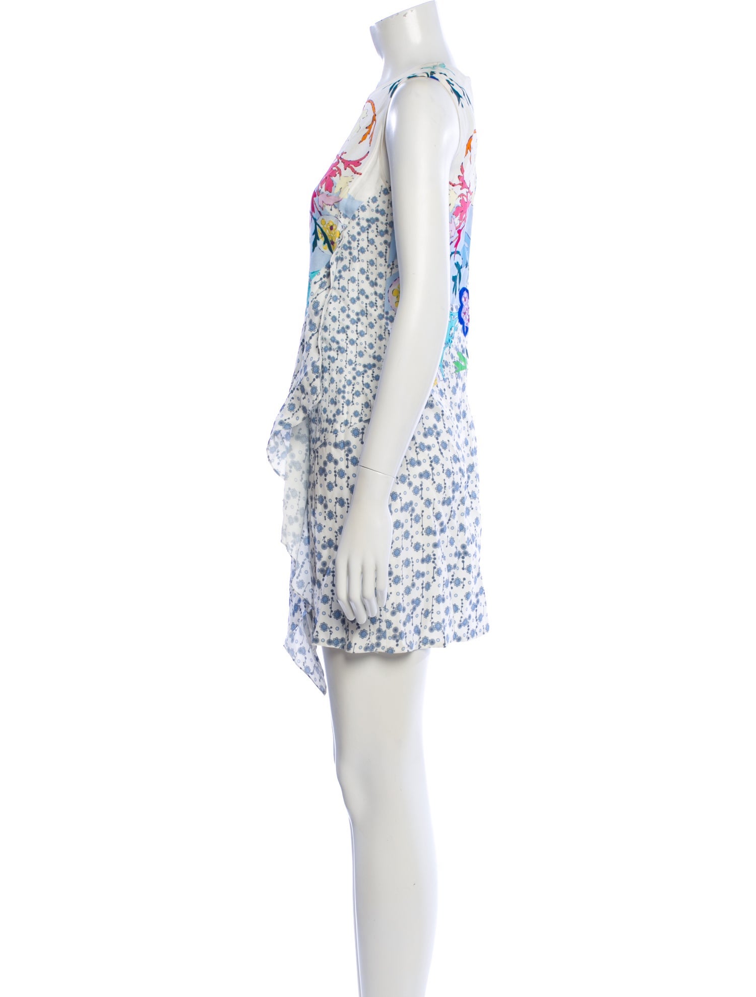 Peter Pilotto Floral Print Mini Dress